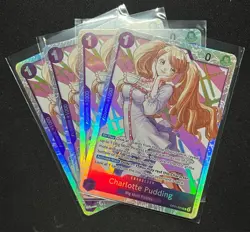 x4 Charlotte Pudding OP11-070 SR One Piece A Fist of Divine - NM/M - Playset - Image 1
