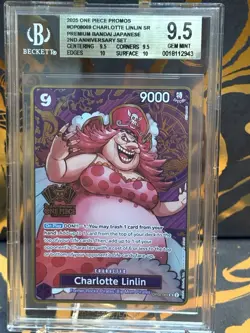 One Piece TCG 2nd Anniversary Set Linlin BGS 9.5 - Image 1