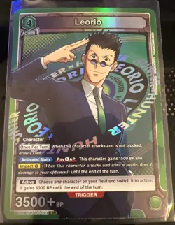 Union Arena Leorio (091) Hunter x Hunter Collectible Card - Image 1