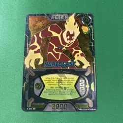 BEN 10 CCG SUPER RARE C-051 HEATBLAST GOLD FOIL CARD - Image 1