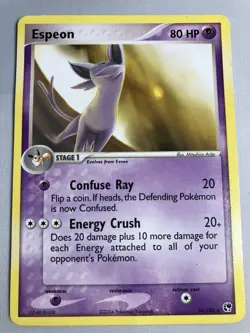 pokemon card, EX Sandstrom 2004, Espeon 16/100 PLAYED rare - Image 1