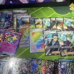 Bulk Pokemon Cards lot of 90 Holographic, vmax, ex and mega ex full art trainer - Image 3