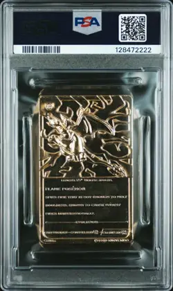 CHARIZARD - 1999 BURGER KING POKEMON GOLD CARD - PSA 7 - Image 2