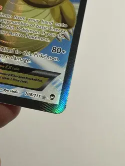 Dragonite EX 108/111 Furious Fists Full Art Holo Ultra Rare Pokemon Card LP - Image 5