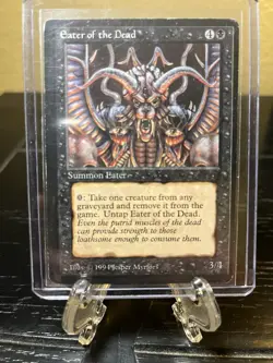 Magic: The Gathering Eater of the Dead The Dark 1994 Black Creature 3/4 Uncommon - Image 1