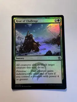 Roar of Challenge - FOIL - MTG Khans of Tarkir - NM - Image 1