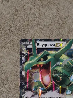 [ NM ] Rayquaza EX 75/108 XY Holo Rare EX Dragon Pokemon Card - Image 3