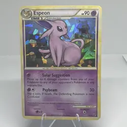 Pokemon Espeon 002/090 Deck Exclusives Cracked Ice Holo Stage 1 2010 - Image 1