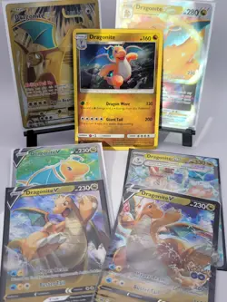 Dragonite 8 Card Lot - Pokemon Cards Ungrqded From Personal Collection - Image 1