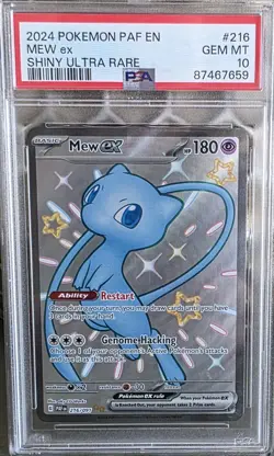 Pokemon TCG Mew EX Shiny Extra Rare #216 PSA 10 - Image 1