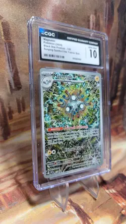 Magneton 159 Pokemon Surging Sparks Elite Pokemon Ctr 2024 ETB CGC 10 Gem Mint - Image 4
