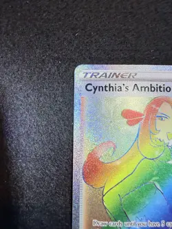 Pokemon Cynthias Ambition Rainbow Secret Rare 178/172 from Brilliant Stars NM- ! - Image 3