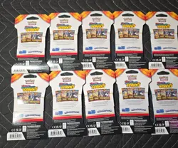 lot of 10 Pokemon TCG: Scarlet & Violet 10 Surging Sparks Sleeved Booster Packs - Image 2