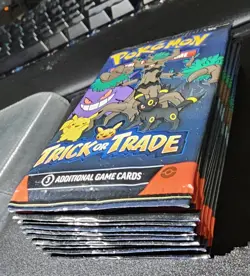 Pokemon Trick Or Trade 2024 Sealed Booster Packs (12 ct) - Excellent Condition - Image 1