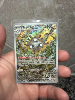 Pokemon TCG Magneton 159 Pokemon center black star promo - Image 1