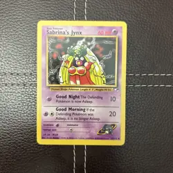 Pokemon TCG - Sabrina's Jynx - 59/132 - Gym Heroes - LP Uncommon (2000) - Image 1