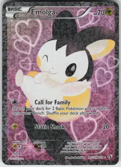 Emolga (Full Art) Ultra Rare Legendary Treasures: Radiant Collection RC23/RC25 - Image 1