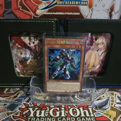 YUGIOH VISION HERO INCREASE SECRET RARE BLHR-EN007 - Image 1
