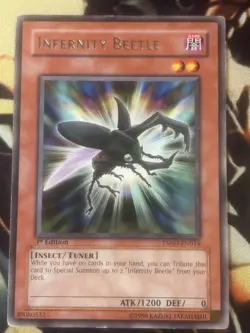 Yugioh: Infernity Beetle - TSHD-EN014 - Rare - 1st Edition - MP - Image 1