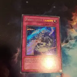 Yugioh Terra Firma Gravity Unlimited Edition Secret Rare PP02-EN013 LP - Image 1