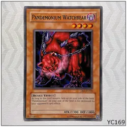 Pandemonium Watchbear - DR1-EN220 - Common Yugioh (YC169) - Image 1
