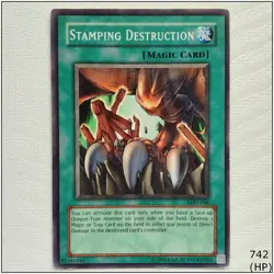 Stamping Destruction - LOD-046 - Common Unlimited Yugioh - Image 1