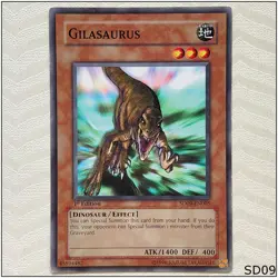 Gilasaurus - SD09-EN005 - Common 1st Edition Yugioh - Image 1
