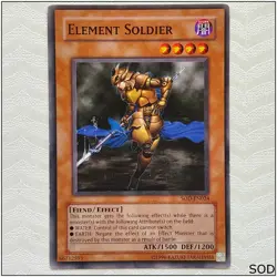 Element Soldier - SOD-EN024 - Common Unlimited Yugioh - Image 1