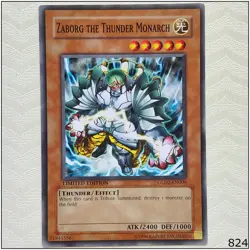 Zaborg the Thunder Monarch - GLD2-EN006 - Common Limited Edition Yugioh - Image 1