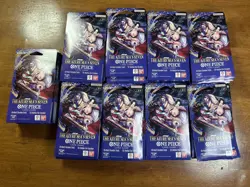 Lot Of 10 One Piece TCG: The Azure Sea's Seven Sleeved Booster OP-14 English. - Image 1