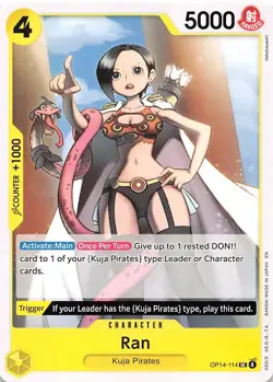 Ran OP14-114 The Azure Sea's Seven One Piece - Image 1