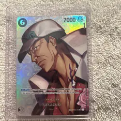 Sakazuki (SP Parallel) OP02-099 SRSP Kingdoms of Intrigue - ONE PIECE Card Game - Image 1