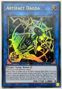 DUOV-EN019 Artifact Dagda - Ultra Rare 1st Edition Near Mint YuGiOh Card - Image 1