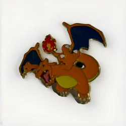 Pokemon Charizard Enamel Pin Official TCG Card Game - Image 1