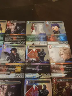 Final Fantasy TCG Opus Card Lot Cloud Barret Many Foil Over 100 Cards - Image 3