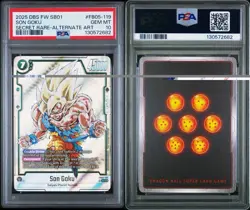 Dragon Ball Super Card Game Son Goku Secret Rare Alt Art FB05-119 PSA 10 - Image 3