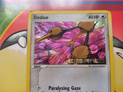 Doduo 45/106 Reverse Holo Stamped EX Emerald Pokemon Card - Image 3
