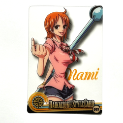 S4856 Nami No.003 Japanese One Piece x Morinaga Clear Card F13 - Image 1