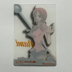 S4856 Nami No.003 Japanese One Piece x Morinaga Clear Card F13 - Image 2