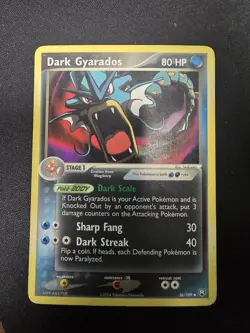 Pokemon Dark Gyarados 36/109 EX Team Rocket Returns Uncommon Card English MP - Image 1
