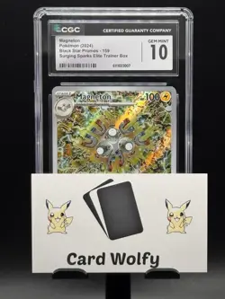 CGC 10 Magneton 159 Surging Sparks ETB Promo SVP EN Pokemon Card - Image 3