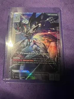 Gundam Card Game GD01-065 FREEDOM GUNDAM Newtype Challenge Champion ENGLISH - Image 1