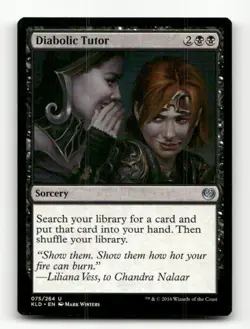 Diabolic Tutor Kaladesh #75 Magic the Gathering - Image 1