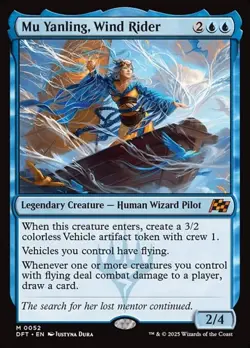 Mu Yanling, Wind Rider - Foil DFT LP MTG - Image 1