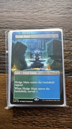 MTG: Hedge Maze Borderless Regular Murders of Karlov Manor 326 -NM - Image 1
