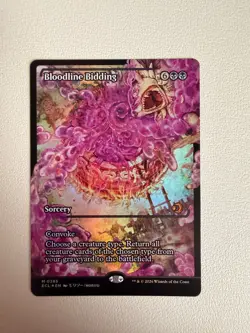 Bloodline Bidding (Showcase) Lorwyn Eclipsed Foil ECL #0385 MTG Magic NM - Image 1