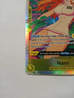 One Piece Nami OP08-106 English Near Mint Condition Tcg - Image 4