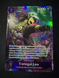 One Piece OP12-073 Trafalgar Law SR Alt Art EN NM - Image 1