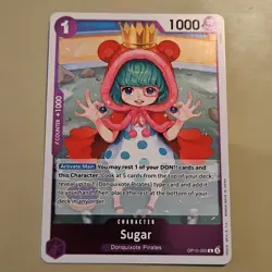 One Piece Sugar (065) (OP10-065/162) OP10 Royal Blood NM FOIL TCG CCG - Image 1