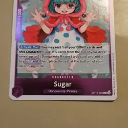 One Piece Sugar (065) (OP10-065/162) OP10 Royal Blood NM FOIL TCG CCG - Image 4